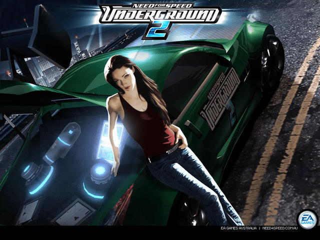 Need for Speed Underground 2 title screen for Xbox